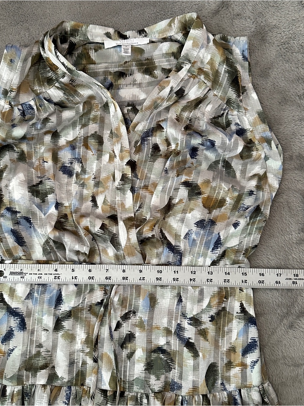 WHBM White House Black Market Sleeveless Maxi Chiffon Dress SMALL - Picture 7 of 8